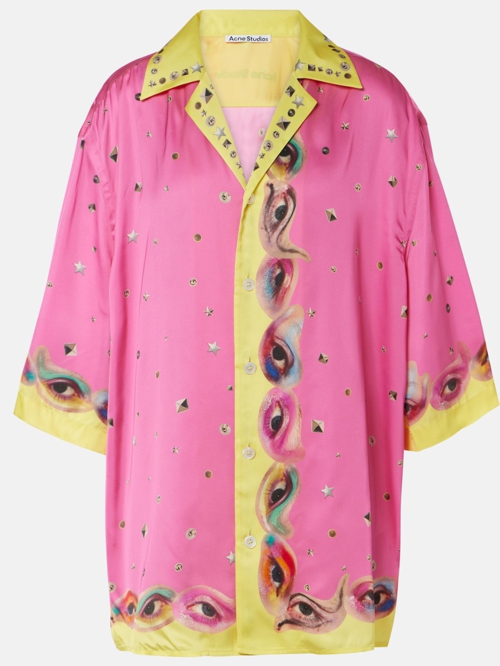 Acne Studios, sz S, pink bowling shirt,
NWT